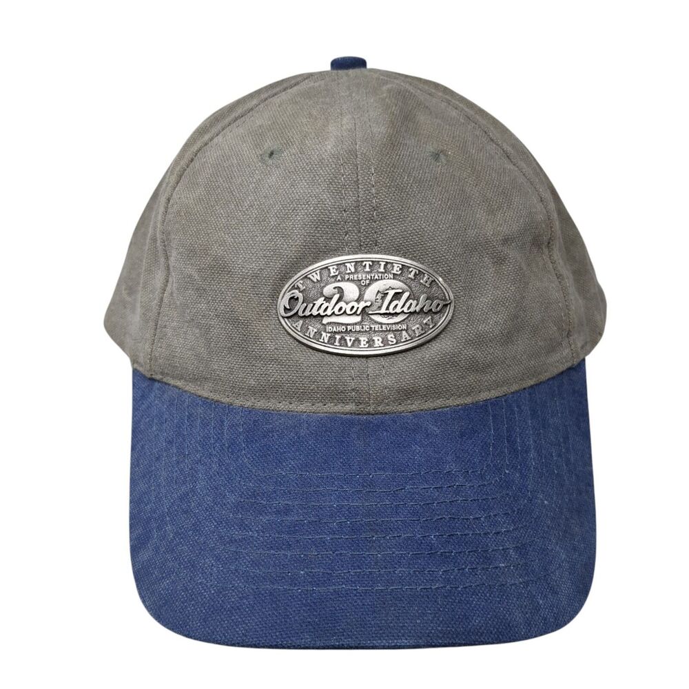 Outdoor Idaho Twentieth Anniversary Slideback Hat Gray OS Adjustable Fersten